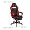 Flash Furniture Black Gaming Desk-Cup Holder/Reclining Chair Set BLN-X40D1904L-RD-GG - alternate 2